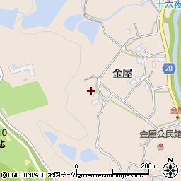 兵庫県三木市細川町金屋346周辺の地図