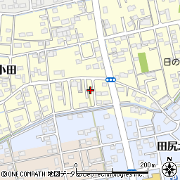 静岡県焼津市下小田525周辺の地図