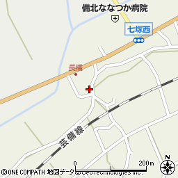 広島県庄原市七塚町1581周辺の地図