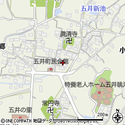 愛知県蒲郡市五井町中郷111周辺の地図