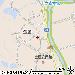 兵庫県三木市細川町金屋748周辺の地図
