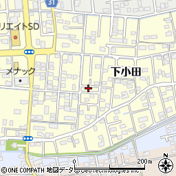 静岡県焼津市下小田591-7周辺の地図