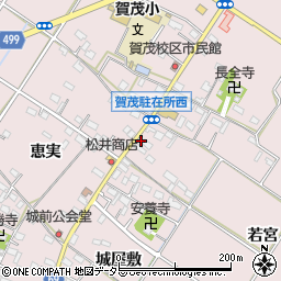 愛知県豊橋市賀茂町代官屋敷38周辺の地図