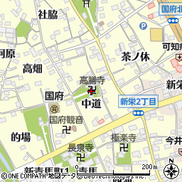 高膳寺周辺の地図