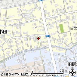 静岡県焼津市下小田525-10周辺の地図