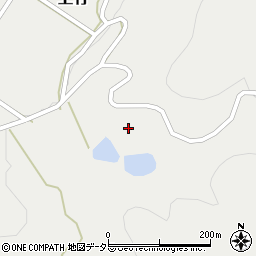 岡山県加賀郡吉備中央町上竹4794周辺の地図
