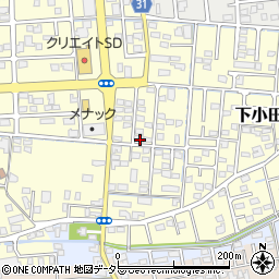 静岡県焼津市下小田619周辺の地図