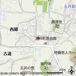 愛知県蒲郡市五井町中郷141周辺の地図