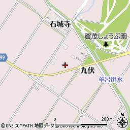 愛知県豊橋市賀茂町九伏周辺の地図