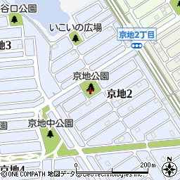 京地公園周辺の地図