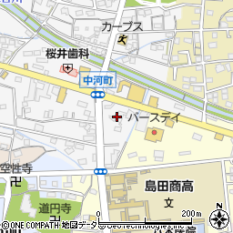 静岡銀行　ビジネスステーション島田支店周辺の地図