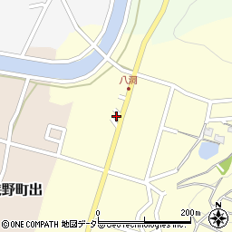 兵庫県相生市若狭野町八洞303周辺の地図