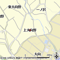 愛知県豊橋市石巻平野町上大向野周辺の地図