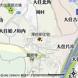 澤井家住宅周辺の地図