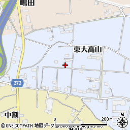 愛知県知多郡武豊町東大高山周辺の地図
