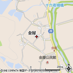 兵庫県三木市細川町金屋257周辺の地図