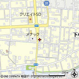 静岡県焼津市下小田617-14周辺の地図