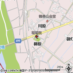 愛知県豊橋市賀茂町柳原周辺の地図
