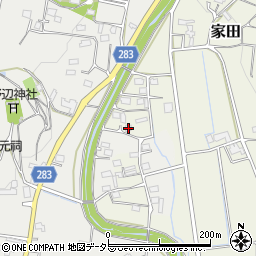 静岡県磐田市家田354周辺の地図