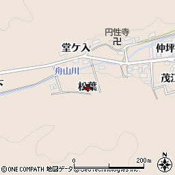 愛知県額田郡幸田町深溝松葉周辺の地図