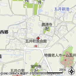 愛知県蒲郡市五井町中郷118周辺の地図
