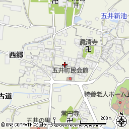 愛知県蒲郡市五井町中郷120周辺の地図