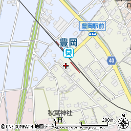 鍵屋の緊急隊・磐田豊岡駅前店周辺の地図
