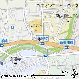 富士空調機器茨木営業所周辺の地図