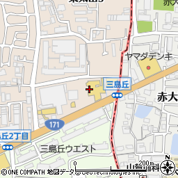 大阪トヨタサンテラス茨木周辺の地図