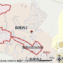 兵庫県宝塚市長尾台2丁目周辺の地図