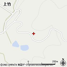 岡山県加賀郡吉備中央町上竹4752周辺の地図