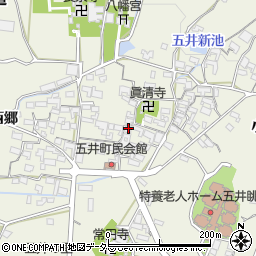 愛知県蒲郡市五井町中郷84周辺の地図
