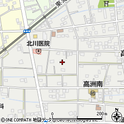 静岡県藤枝市高洲63周辺の地図