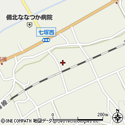 広島県庄原市七塚町1400周辺の地図