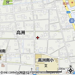 静岡県藤枝市高洲39-7周辺の地図