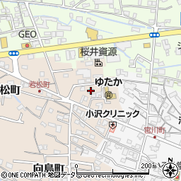 静岡県島田市若松町2536-1周辺の地図