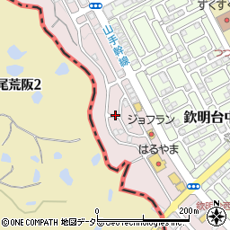 ステーキガスト 松井山手店周辺の地図