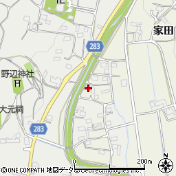 静岡県磐田市家田376周辺の地図