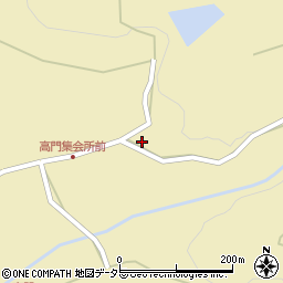 広島県庄原市高門町303周辺の地図