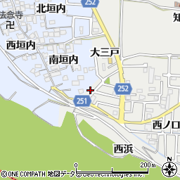 京都府城陽市枇杷庄大三戸5-12周辺の地図