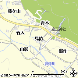 愛知県豊川市御津町金野見竹周辺の地図
