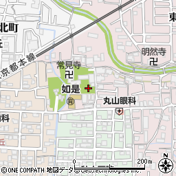 高槻市東五百住町3丁目5 常見寺駐車場周辺の地図