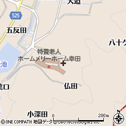 愛知県額田郡幸田町深溝皿入周辺の地図