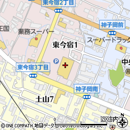 ホームセンターコーナン今宿店周辺の地図