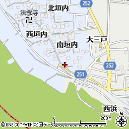 京都府城陽市水主南垣内11周辺の地図