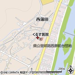 兵庫県姫路市広畑区西蒲田38周辺の地図