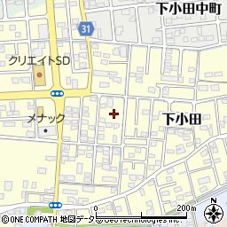 静岡県焼津市下小田611周辺の地図