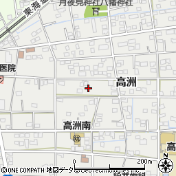 静岡県藤枝市高洲57周辺の地図