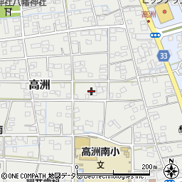 静岡県藤枝市高洲39周辺の地図