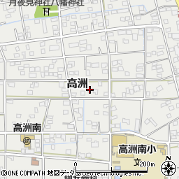 静岡県藤枝市高洲44周辺の地図